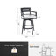 Chaises de bar d'extérieur modernes