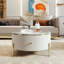 Table basse moderne avec 2 grands tiroirs de rangement Modern