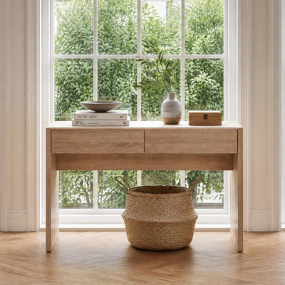 Modern 63" Wood 3-Drawer Console Table, Entryway Storage Table