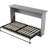 Gray Folding Twin Bed - Robust, Space Maximizing Cabinet, Stable, Optimizing