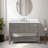Lunnete 48'' Freestanding Single Bathroom Vanity with Engineered Stone Top