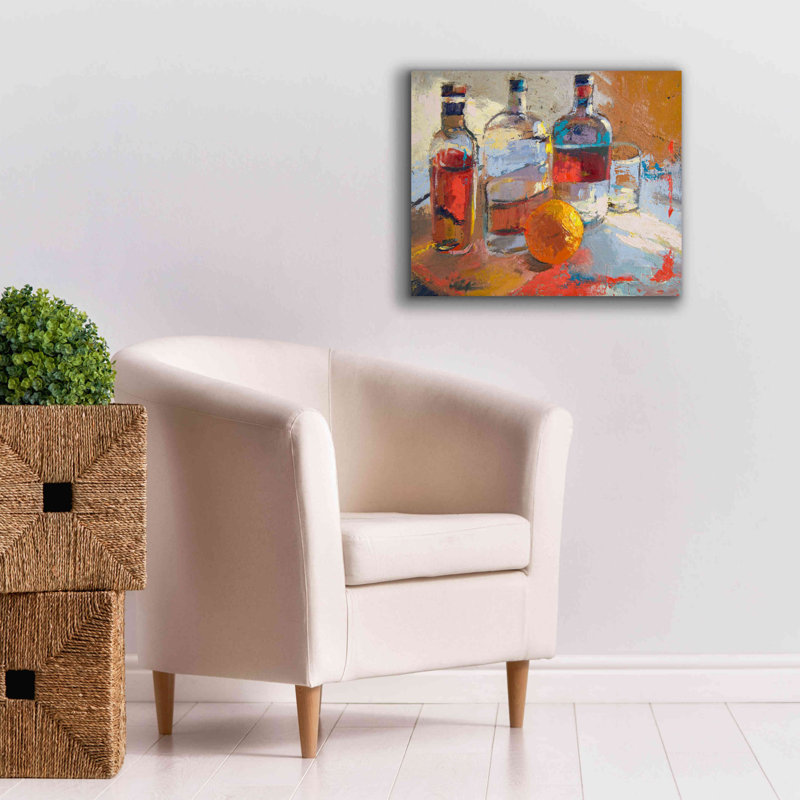 «Bourbon LOrange» par Beth Forst - peinture sur toile tendue