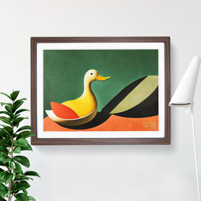 Abstract Duck - Framed Print