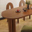 Ensemble de table en bois massif de style français rétro-109512867