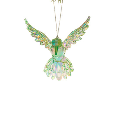 Ensemble de 4 ornements suspendus Crystalline