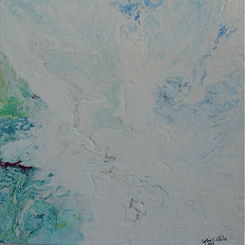 Splashing Rapids Painting