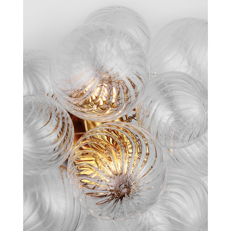 Talia 2 - Light Flush Mounted Sconce, Gild