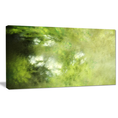 «Blur Green Sky with Stars», impression sur toile tendue