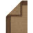 Saturna Leather Casa Border Sisal Carpet-106472768