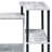 Gibson L-Shaped Writing Desk with 3-Tier Side Shelf-2022180939