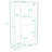 Triangle Corner Storage Bathroom Cabinet with Adjustable Shelf-670531285