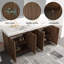 Meuble-lavabo double 72 po Modern