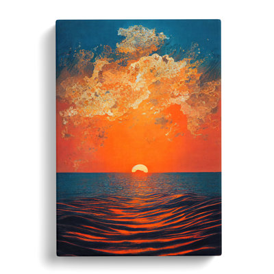 Altamirano Japanese Sunset - Wrapped Canvas Print