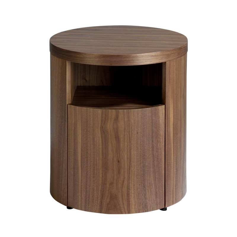 48cm W Manufactured Wood Bedside Table