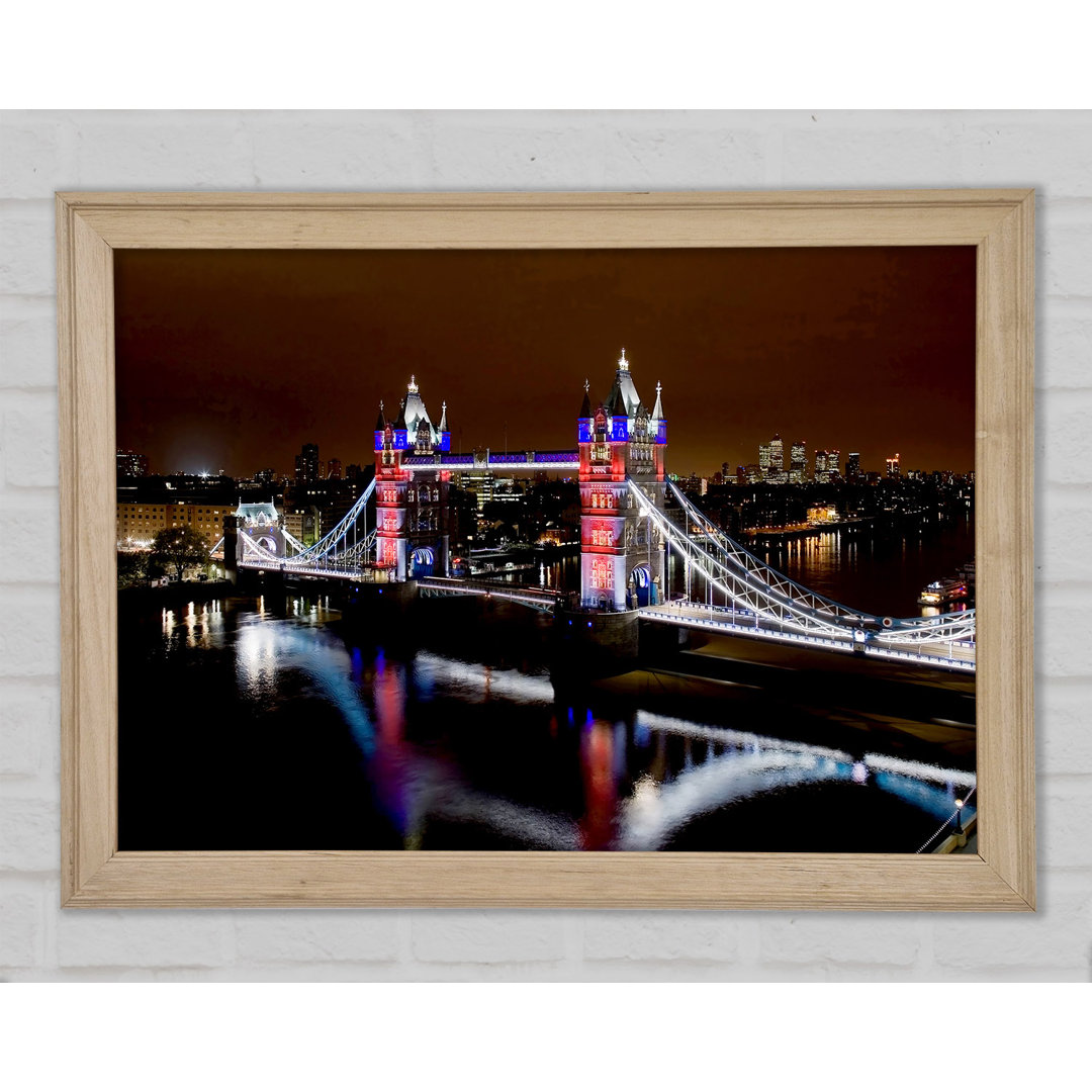 London Tower Bridge Lichter - Druck