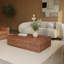 Table basse moderne 47,2 "avec rangement - 2 tiroirs et 4 armoires