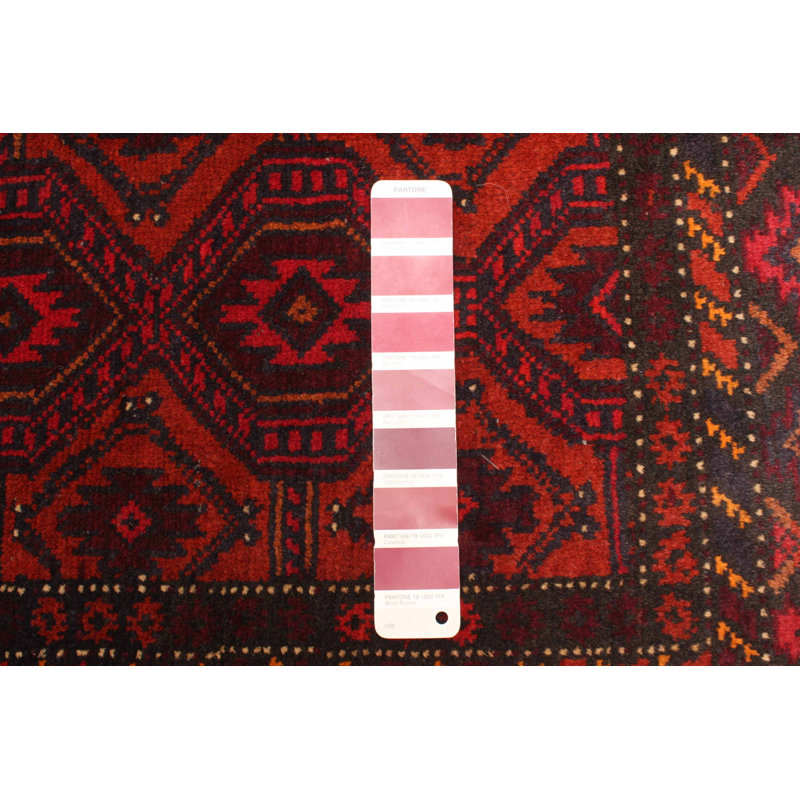 Rizbaft Red Rug 3'4" x 5'7"