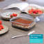 Argon Tableware - Optical Rectangular Glass Cake Baking Dishes - Set of 2-113875134