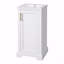 Meuble-lavabo de 16 po avec lavabo en céramique, ensemble de meuble-lavabo simple autoportant avec porte à fermeture douce, tablette réglable