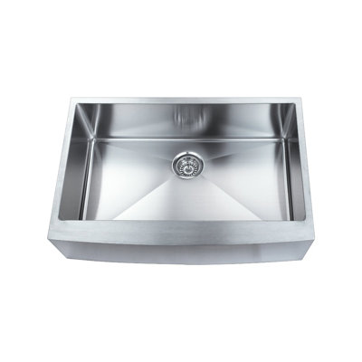 33'' L Single Bowl Stainless Steel Kitchen Sink
