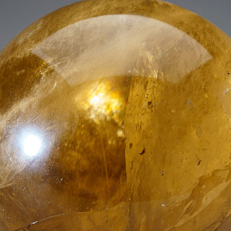 Genuine Polished Smoky Quartz Sphere (5", 9.5 Lbs)