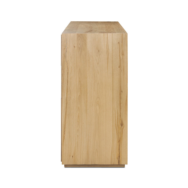 Leo 8 - Drawer Dresser, Rustic Light Natural Oak