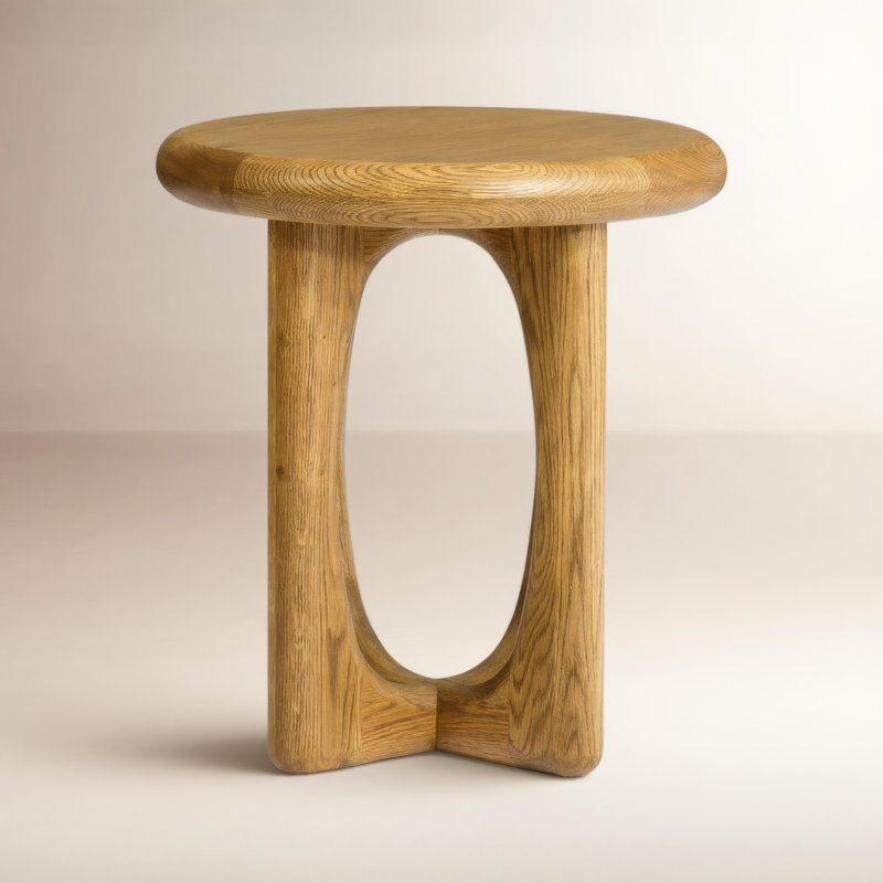 Griffey Solid Wood End Table, Natural