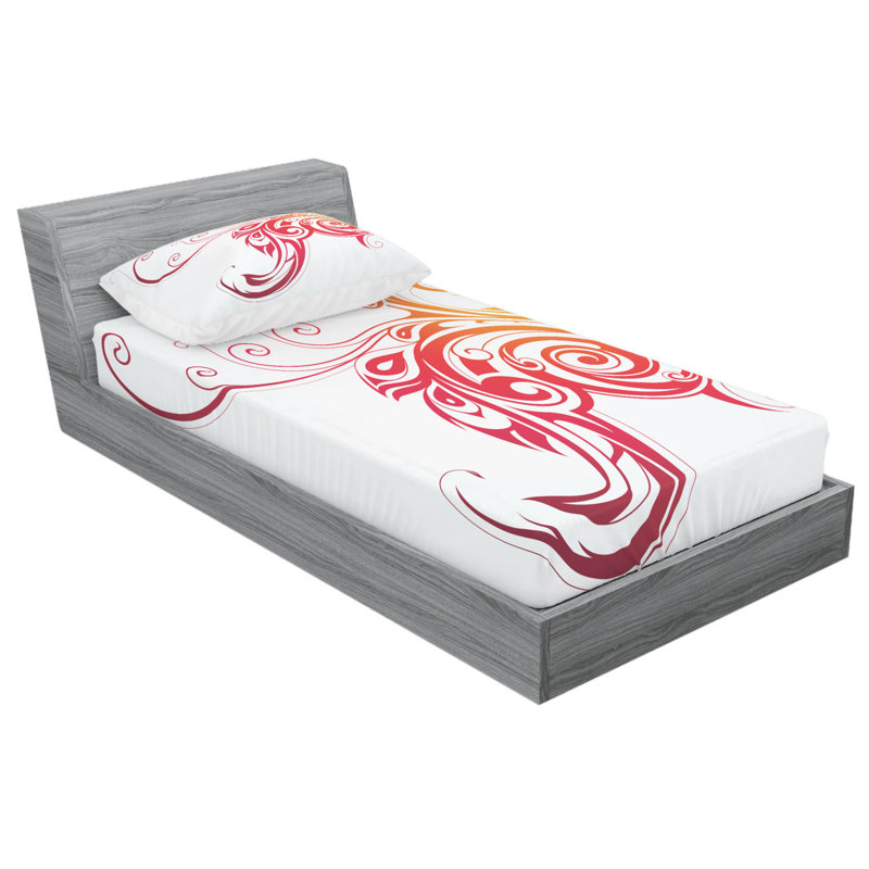Microfiber Sheet Set, Twin Sheet Set with Fitted Sheet