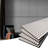 4Pcs 23.6" x 47.24" Wood Look Acoustic Slat Wall Paneling,Sound proof 3D Wall Panels (31 sq.ft./Case)-88939577