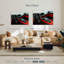 Intérieur de voiture Mehar noir et rouge-108952022