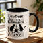 Cute Ceramic Mug with Cartoon Black Cats Music Note Coffee Design - Perfect Gift for Cat Lovers on Birthday, Christmas.