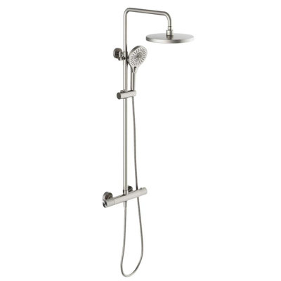 Madrid Exposed Thermostatic Shower Pack - Gold