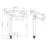 Pot Filler Faucet Extension - Double Handles, Brass, Smooth Discharge, Rusting Produce Sufficient Flow, Splash-1619583974