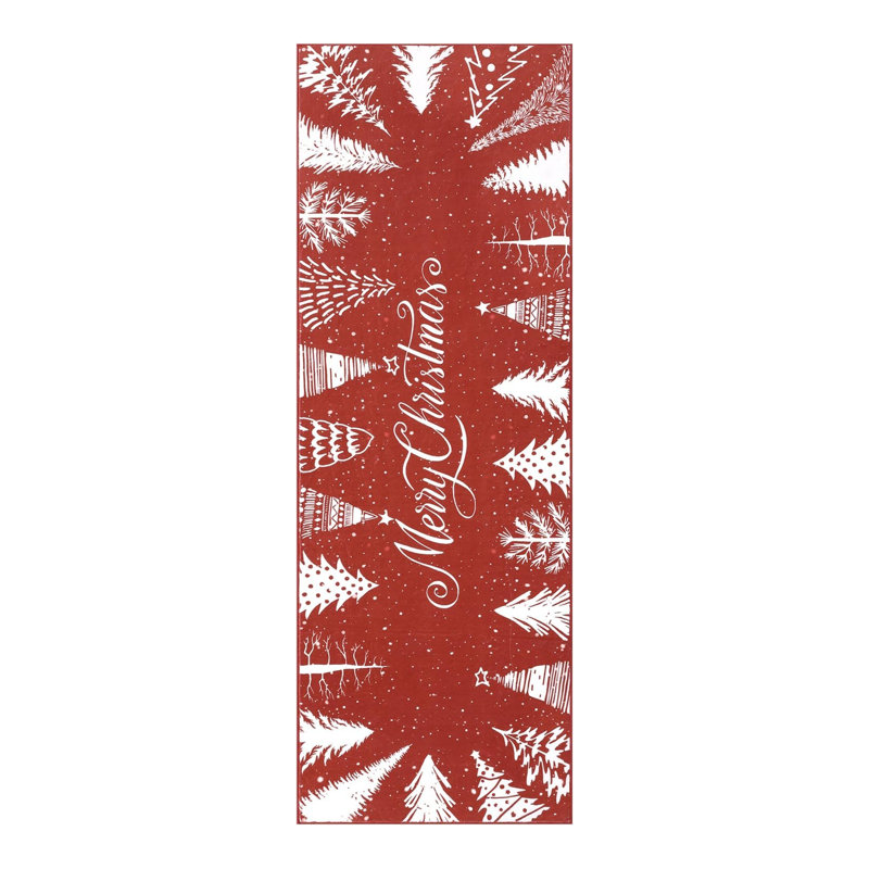 Geometric Washable Area Rug, Runner 60 x 180 cm