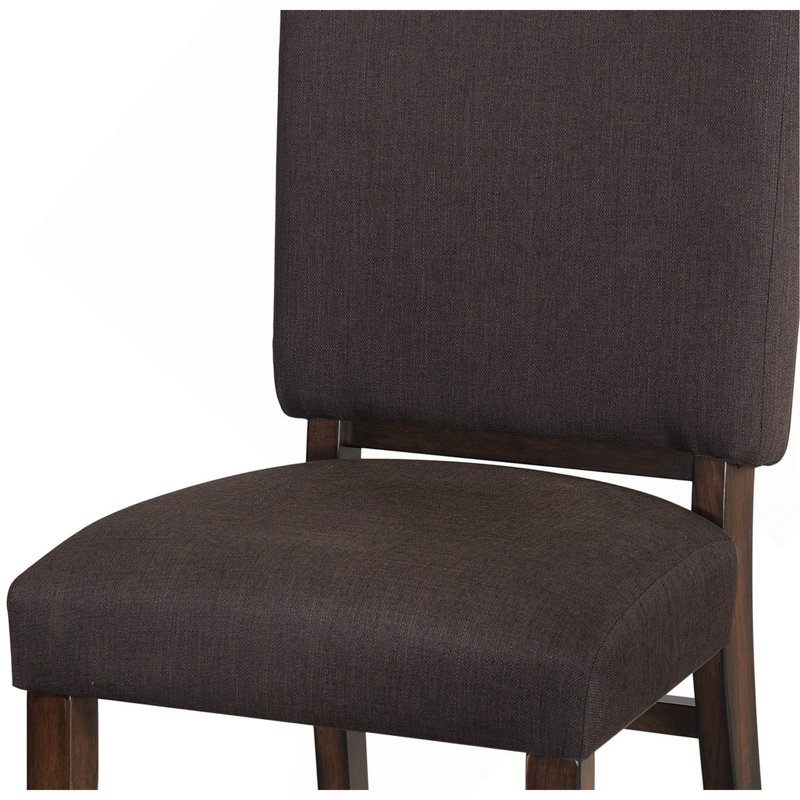 Ensemble de chaises de salle à manger rembourrées en tissu 2 pièces