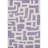 Premium Machine Washable Prisco Purple Rug-1444703738