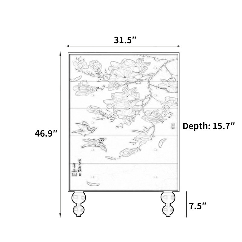 Armoire de rangement multifonctionnelle à tiroirs modernes