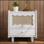 Table de chevet en bois avec armoire de rangement et 1 tiroir, une élégance exquise avec des solutions de rangement naturelles pour la chambre à coucher-572952246