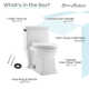 Voltaire One-Piece Elongated Toilet Dual-Flush 1.1/1.6 gpf