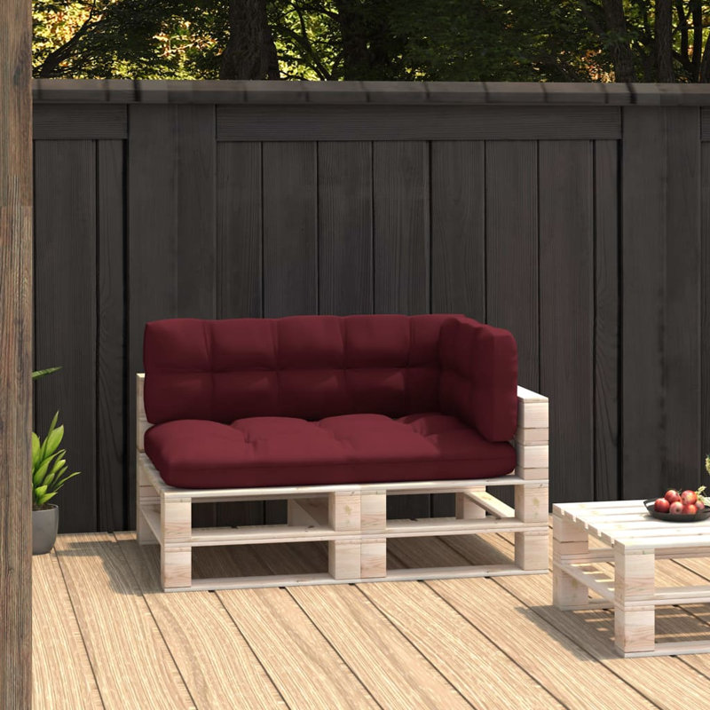 Toan Outdoor Seat / Back Cushion, Wine Red