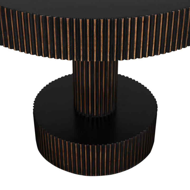 Stringata Solid Wood End Table
