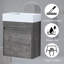 Ensemble de meuble-lavabo simple 18,1 po avec dessus de meuble-lavabo Dafne-148274720