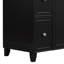 Armoire de meuble-lavabo 24 po avec lavabo en céramique à deux tiroirs et porte de rangement simple-129351475