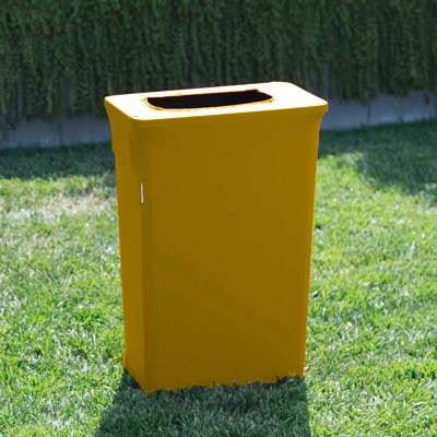 LA Linen Trash Can Cover 30'' H x 22'' W