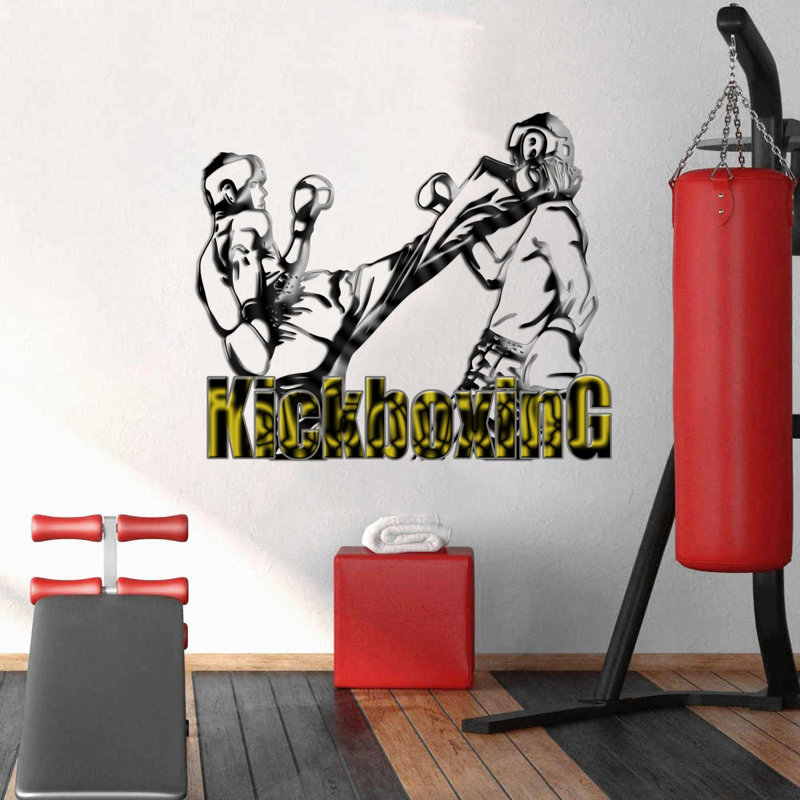 Adhésif décoratif Kickboxing, H 33 po x l 36 po
