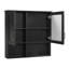 Armoire de toilette murale 30 po 2 en 1 avec tablettes réglables-1865342706