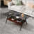 Plateau gris / noir / base noyer est en rupture de stock