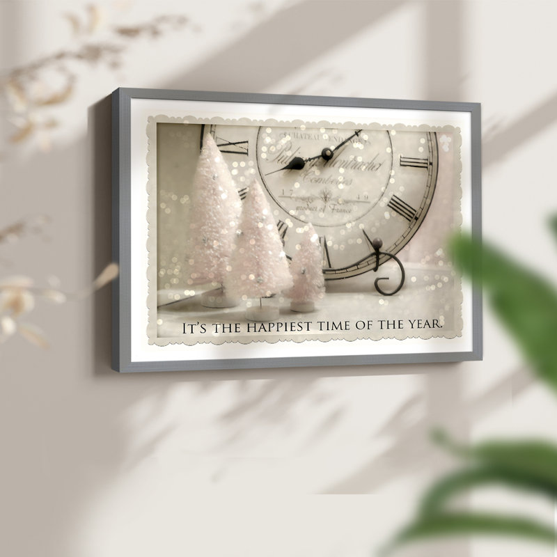 Pink Trees -Framed Print - Restickable