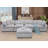 Weikko 143.2" Wide Upholstered Chaise Sectional-847957265