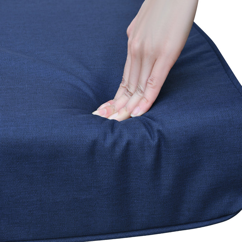 Coussin de remplacement haut de gamme pour fauteuil en osier 28D, Blue